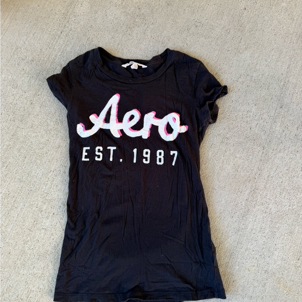 Aeropostale Black Women’s Short Sleeve Tee
